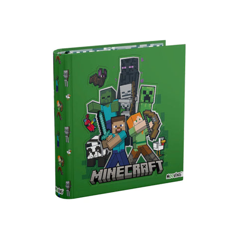 CARPETA MOOVING ESCOLAR 3X40 MINECRAFT 3