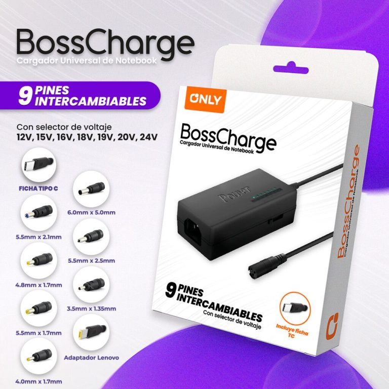 CARGADOR XAEA BOSS CHARGE UNIVERSAL PARA NOTEBOOK