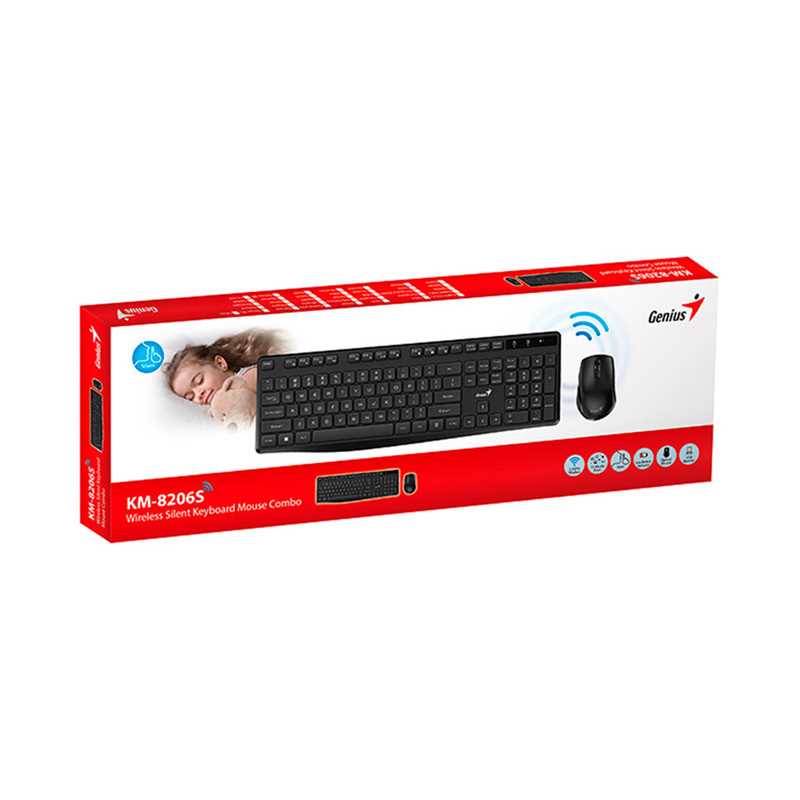 SET TECLADO Y MOUSE GENIUS 8206 INALAMBRICO