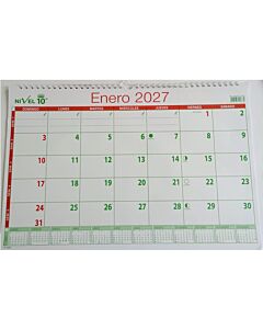 CALENDARIO PLANIFICADOR 2027 NIVEL 10 15 MESES 37X55 (3350)