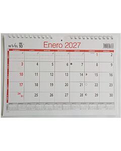 CALENDARIO PLANIFICADOR 2027 NIVEL 10 15 MESES 23X17 (3344)