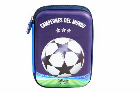 CARTUCHERA CAMPEONES 2 PISOS EVA TALBOT