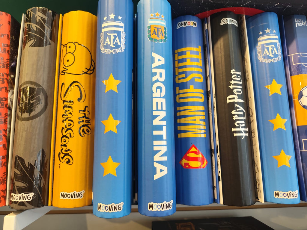 CARPETA MOOVING A4 2X40 VARON (motivo a elección sobre stock)