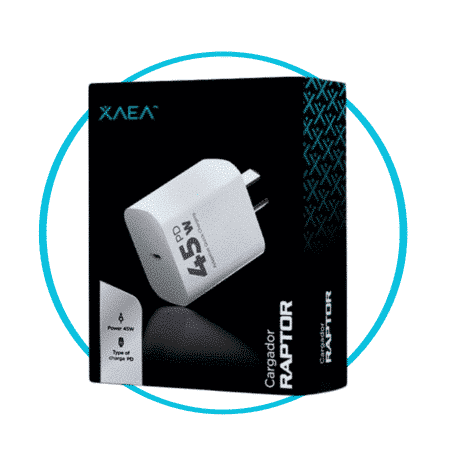 ADAPTADOR CARGADOR XAEA OPTIMUM 45W 1 USB TIPO C