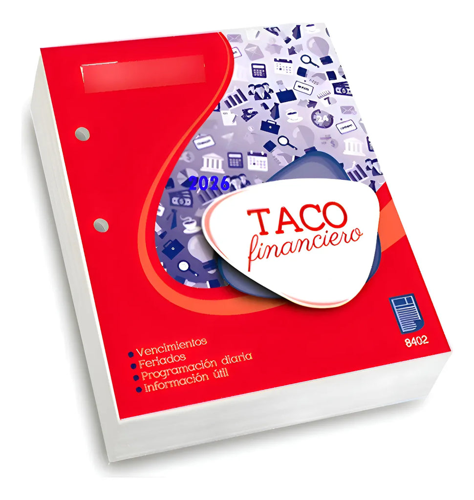 TACO CALENDARIO CHICO 2026
