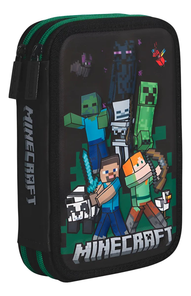 CARTUCHERA 2 PISOS MINECRAFT MOOVING