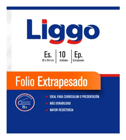 FOLIO ESCOLAR Nº 3 LIGGO EXTRA X 10 unidades