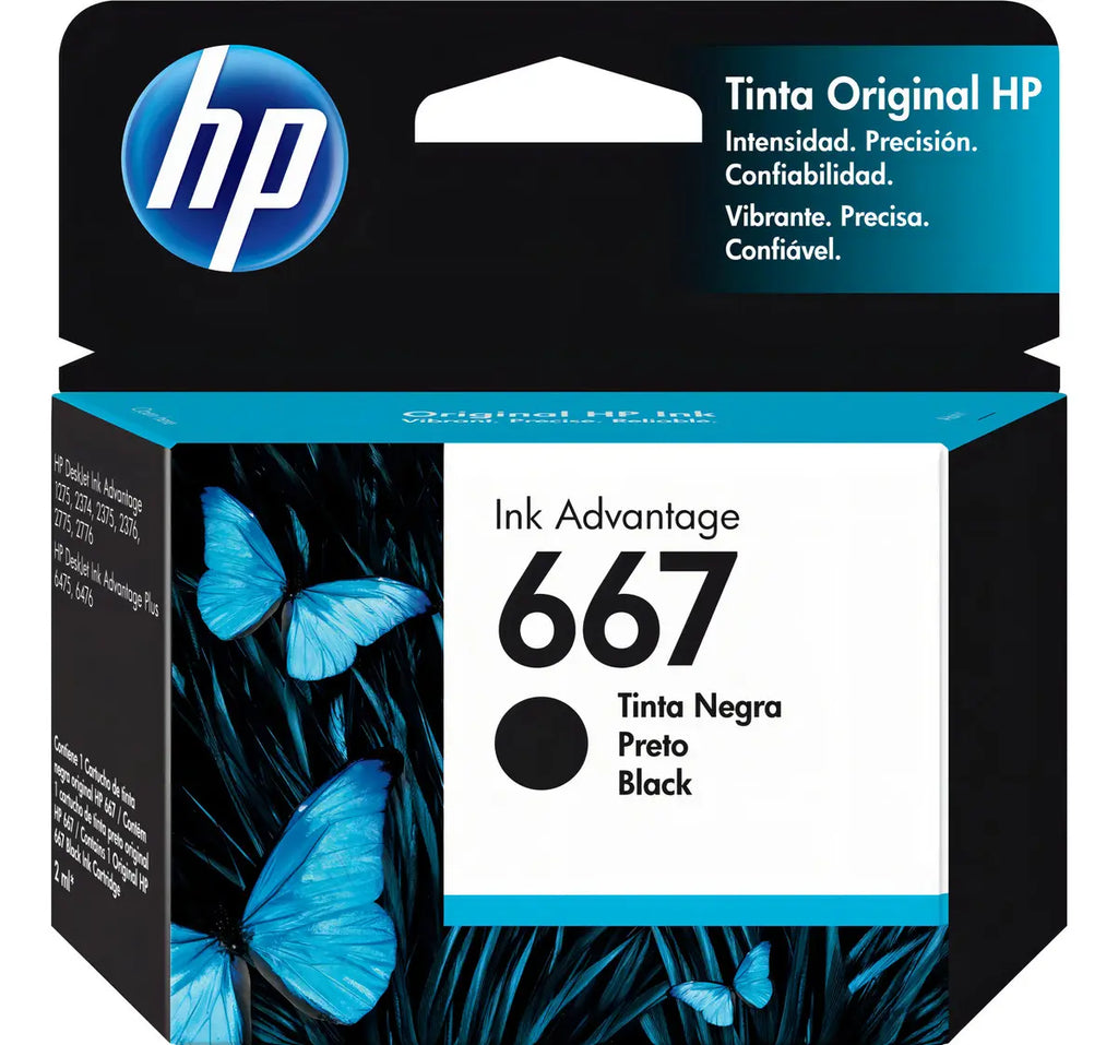 HP 667 NEGRO