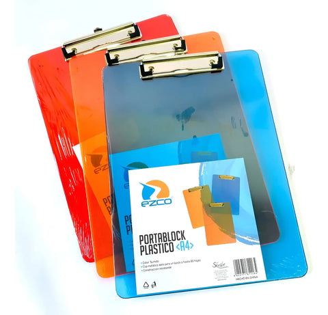 PORTA BLOCK EZCO ACRILICO A4