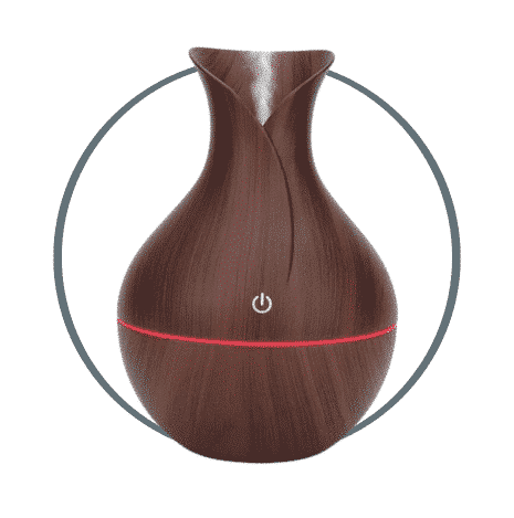 JARRON HUMIDIFICADOR AROMATIZADOR c/LUZ LED Recargable