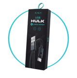 CABLE XAEA HULK TIPO A a C NEGRO CARGA RAPIDA