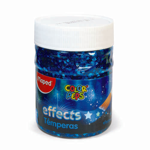 TEMPERA MAPED POTE 200GR EFFECT ESTRELLA AZUL