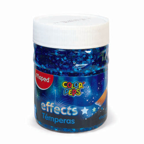 TEMPERA MAPED POTE 200GR EFFECT ESTRELLA AZUL