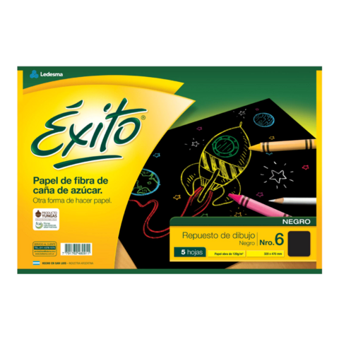 BLOCK Nº 6 SIMIL EL NENE "EXITO" NEGRO