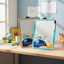 PIZARRA BLANCA MAGNETICA A4 21.6 x 29.7cm + MARCADOR + IMANES + BORRADOR