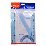 SET DE GEOMETRIA MAPED X 3 PIEZAS - libreriaoasis.com