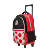 MOCHILA CARRO FILGO FUTBOL ROJA