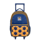 MOCHILA CARRO FILGO FUTBOL AZUL Y AMARILLA