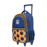 MOCHILA CARRO FILGO FUTBOL AZUL Y AMARILLA