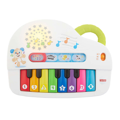 FISHER PRICE PIANITO SONIDOS DIVERTIDOS LUMINOSO RIE Y APRENDE