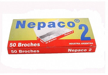  BROCHE NEPACO METAL #2 X 50 Unidades