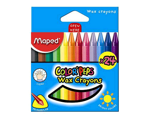  CRAYONES FINOS MAPED Colorpeps X 24