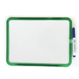 PIZARRA BLANCA MAGNETICA A4 21.6 x 29.7cm + MARCADOR + IMANES + BORRADOR - libreriaoasis.com