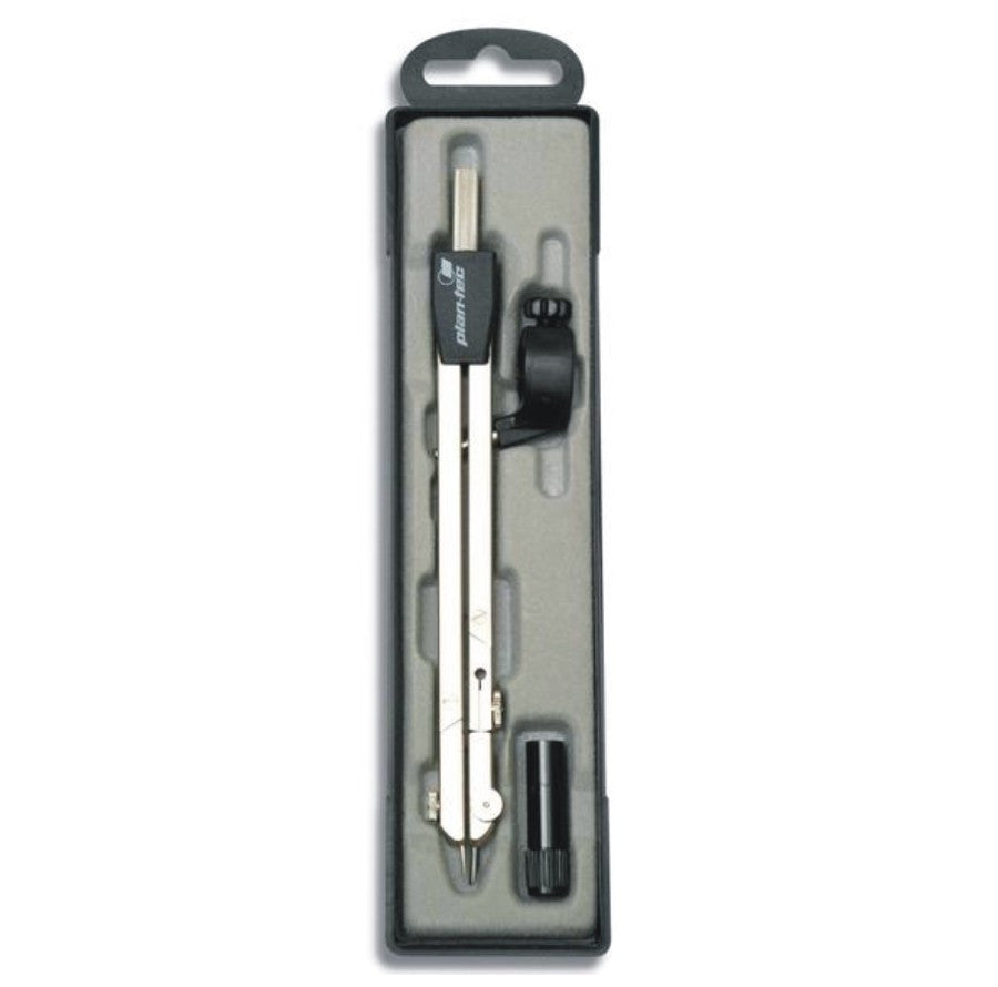  COMPAS PLANTEC 9100 METAL con doble QUIEBRE + adaptador p/ lapiz